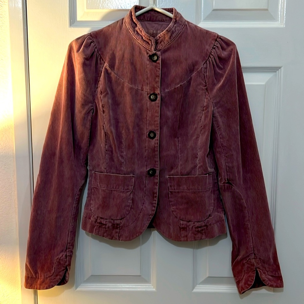 FCUK mauve corduroy jacket